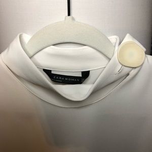 White Zara top